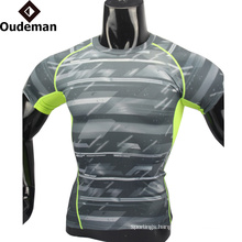 2017 lastest compression shirt High Quality fitness clothes Wholesale Custom Design Sublimation uniform